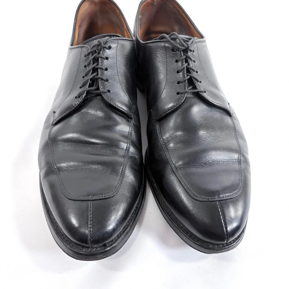 Allen Edmonds Split Toe Derby Black Leather Dress Shoes 11.5 B